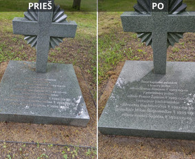 Spec. valymas: grafičių, fasado, sniego ir kt. / Profesionalus paviršių valymas. / Darbų pavyzdys ID 3431558