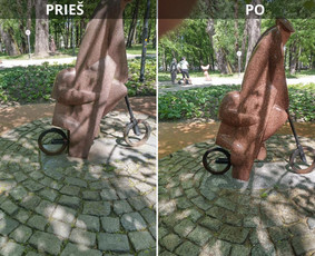 Spec. valymas: grafičių, fasado, sniego ir kt. / Profesionalus paviršių valymas. / Darbų pavyzdys ID 3431696