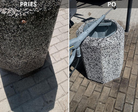 Spec. valymas: grafičių, fasado, sniego ir kt. / Profesionalus paviršių valymas. / Darbų pavyzdys ID 3431708