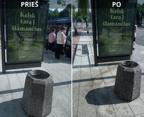 Spec. valymas: grafičių, fasado, sniego ir kt. / Profesionalus paviršių valymas. / Darbų pavyzdys ID 3431722