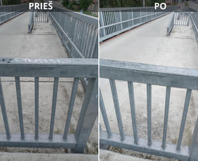 Spec. valymas: grafičių, fasado, sniego ir kt. / Profesionalus paviršių valymas. / Darbų pavyzdys ID 3431738