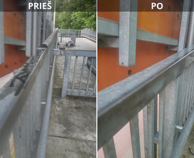 Spec. valymas: grafičių, fasado, sniego ir kt. / Profesionalus paviršių valymas. / Darbų pavyzdys ID 3431746