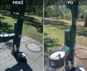 Spec. valymas: grafičių, fasado, sniego ir kt. / Profesionalus paviršių valymas. / Darbų pavyzdys ID 3431770
