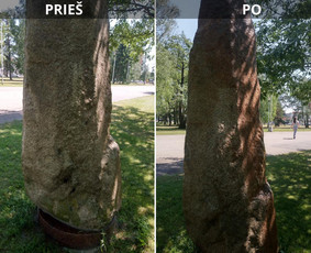 Spec. valymas: grafičių, fasado, sniego ir kt. / Profesionalus paviršių valymas. / Darbų pavyzdys ID 3431804