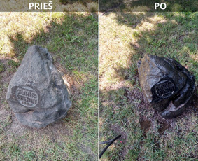 Spec. valymas: grafičių, fasado, sniego ir kt. / Profesionalus paviršių valymas. / Darbų pavyzdys ID 3431806
