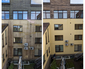 Srautinis valymas - Fasadų,stogų ir kitų pavir&scaron;ių plovimas, srautinis valymas. - 3