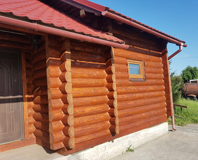Rąstinių namų restauracija: dažymas, hermetizavimas / Vasyl Sheremet / Darbų pavyzdys ID 3433592