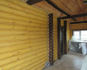 Rąstinių namų restauracija: dažymas, hermetizavimas / Vasyl Sheremet / Darbų pavyzdys ID 3433624