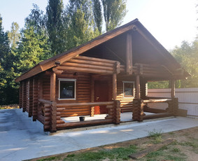Rąstinių namų restauracija: dažymas, hermetizavimas / Vasyl Sheremet / Darbų pavyzdys ID 3433634
