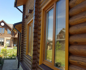 Rąstinių namų restauracija: dažymas, hermetizavimas / Vasyl Sheremet / Darbų pavyzdys ID 3433594