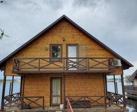 Rąstinių namų restauracija: dažymas, hermetizavimas / Vasyl Sheremet / Darbų pavyzdys ID 3435018
