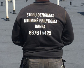 Stogu dengimas bitumine prilydoma danga,karkasas,fasadai. / Sergejus / Darbų pavyzdys ID 667551