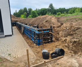 Pamatų įrengimas, atraminės sienelės, mūro darbai. / Remigijus Voevuckis; Edgaras Masilionis / Darbų pavyzdys ID 3438598