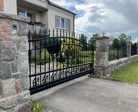 Akmens mūro darbai - Akmeninių tvorų mūrijimas - 3 Akmeninių tvorų mūrijimas - Akmens mūro darbai - 3