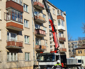 Kroviniu pervezimas fiskaru, žemagrindė puspriekabė, tralas / UAB Automera / Darbų pavyzdys ID 3440798