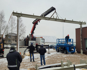 Kroviniu pervezimas fiskaru, žemagrindė puspriekabė, tralas / UAB Automera / Darbų pavyzdys ID 3440804