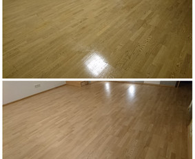 Šlifuojame parketą, parketlenčių, parketo, laminato klojimas / Jovydas Rucinskas / Darbų pavyzdys ID 669603