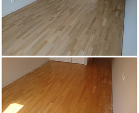Šlifuojame parketą, parketlenčių, parketo, laminato klojimas / Jovydas Rucinskas / Darbų pavyzdys ID 669677