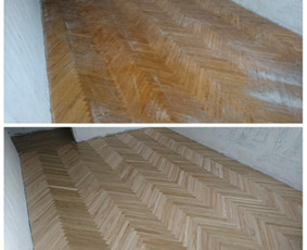 Šlifuojame parketą, parketlenčių, parketo, laminato klojimas / Jovydas Rucinskas / Darbų pavyzdys ID 669687