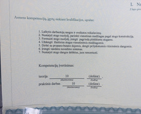 Stogu dengimas bitumine prilydoma danga,karkasas,fasadai. / Sergejus / Darbų pavyzdys ID 670729