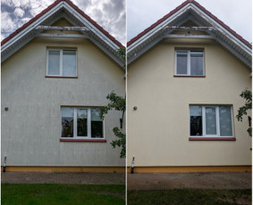 Fasadų,stogų ir kitų paviršių plovimas, srautinis valymas. / Švaros DNR / Darbų pavyzdys ID 3445370