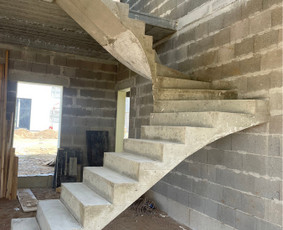Betoniniai laiptai, vidaus ir lauko laiptų betonavimas / Du Laiptai / Darbų pavyzdys ID 3445742