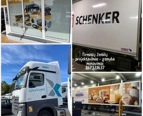 Reklama ant transporto - Lipdukų gamyba - klijavimas - 4