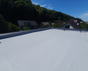 Plokščių Stogų Dengimas Pvc, Epdm ir bitumine Danga / Tvirti stogai / Darbų pavyzdys ID 3446032