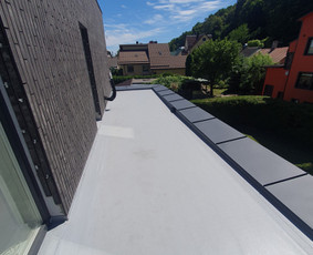 Plokščių Stogų Dengimas Pvc, Epdm ir bitumine Danga / Tvirti stogai / Darbų pavyzdys ID 3446026