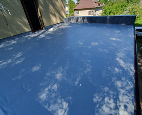 Plokščių Stogų Dengimas Pvc, Epdm ir bitumine Danga / Tvirti stogai / Darbų pavyzdys ID 3446020