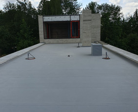 Plokščių Stogų Dengimas Pvc, Epdm ir bitumine Danga / Tvirti stogai / Darbų pavyzdys ID 3446018