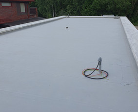 Plokščių Stogų Dengimas Pvc, Epdm ir bitumine Danga / Tvirti stogai / Darbų pavyzdys ID 3446016