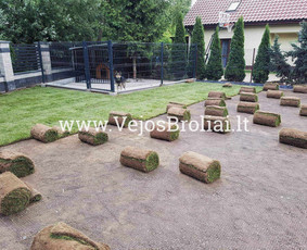 Vejos įrengimas, apželdinimas. / Vejos Broliai / Darbų pavyzdys ID 3446538