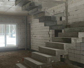 Betoniniai laiptai, vidaus ir lauko laiptų betonavimas / Du Laiptai / Darbų pavyzdys ID 3447316