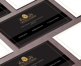 Logotipas  /  vizitinė  /  grafikos dizainerė  /  Vaida Vidmantaitė