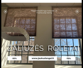 Roletai. Žaliuzės. Terasos - puiki kokybė už mažiausią kainą / Jaukūs Langai / Darbų pavyzdys ID 3453438