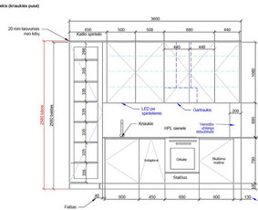 3d baldų dizainas ir projektavimas - Virtuvės baldų projektavimas - 3 Virtuvės baldų projektavimas - 3d baldų dizainas ir projektavimas - 3