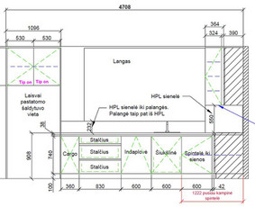 3d baldų dizainas ir projektavimas - Virtuvės baldų projektavimas - 2 Virtuvės baldų projektavimas - 3d baldų dizainas ir projektavimas - 2