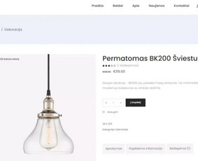 Interneto svetainių priežiūra - Interneto Svetainių Kūrimas, El. Parduotuvės - 1