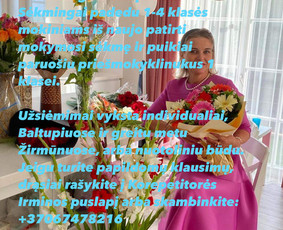 Individualūs užsiėmimai Ass mokinukams - Neformalus vaikų ugdymas - 4 Neformalus vaikų ugdymas - Individualūs užsiėmimai Ass mokinukams - 4