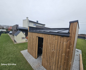 Sodo, mediniai nameliai - Karkasiniai statiniai, fasadai, stogai ir kiti statybos darb - 2