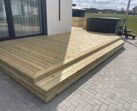 Karkasinės pirtys. Terasos. Sodo nameliai. Sandėliukai. / UAB D&G REKLAMA (Wood Chip) / Darbų pavyzdys ID 3459252