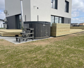 Karkasinės pirtys. Terasos. Sodo nameliai. Sandėliukai. / UAB D&G REKLAMA (Wood Chip) / Darbų pavyzdys ID 3459258
