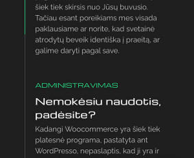 #1 Internetinių svetainių ir parduotuvių kūrimas / MB REKA GROUP / Darbų pavyzdys ID 3463254