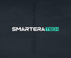 Smartera Tech logotipas, ryšio paslaugos.