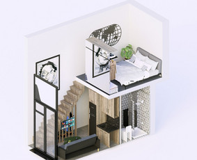 3d Modeliavimas/interjero/eksterjetro vizualizacijos / Tomas Le / Darbų pavyzdys ID 3463962