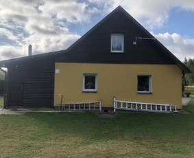 Statybos darbai - Fasadu - stogu dazymas - 2