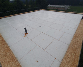 Plokščių Stogų Dengimas Pvc, Epdm ir bitumine Danga / Tvirti stogai / Darbų pavyzdys ID 3468250