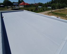 Plokščių Stogų Dengimas Pvc, Epdm ir bitumine Danga / Tvirti stogai / Darbų pavyzdys ID 3468260