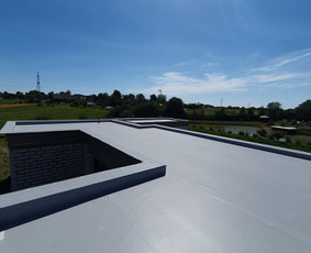 Plokščių Stogų Dengimas Pvc, Epdm ir bitumine Danga / Tvirti stogai / Darbų pavyzdys ID 3468272